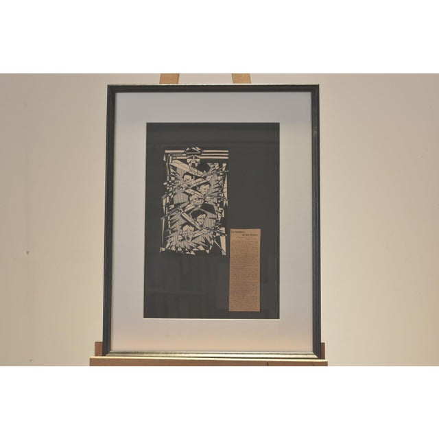 The Gunman with the Revolver, Ink Drawing, 1927 For Sale - Image 4 of 9