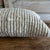 Natural White Texturized Hand Made Wool Pillow With Insert For Sale - Image 4 of 8
