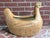 Midcentury Folk Art Terracotta Fiberglass Chicken Hen Planter Pot For Sale - Image 6 of 12