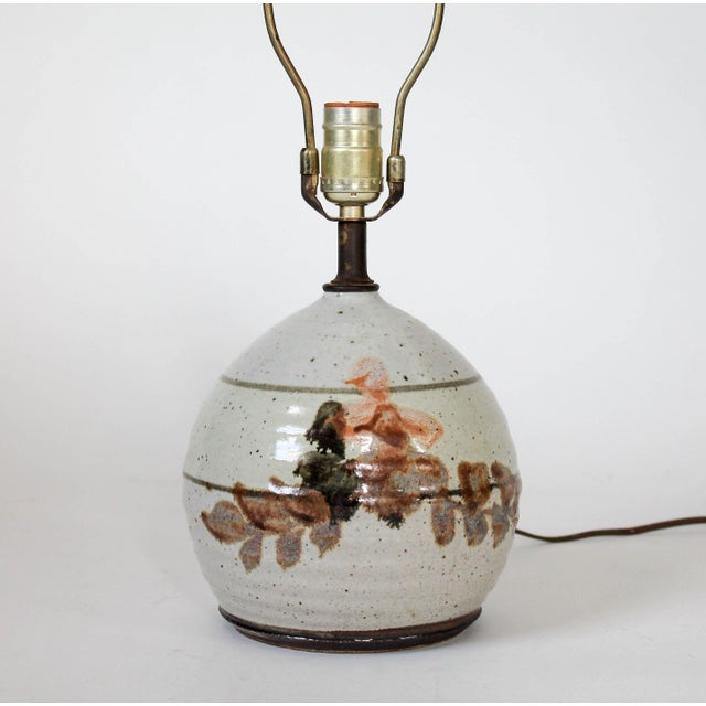 Vintage Pottery Table Lamp Chairish