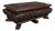 Antique Carved Wooden Chest with Mythological Creatures and Lion Feet, 20th Century For Sale