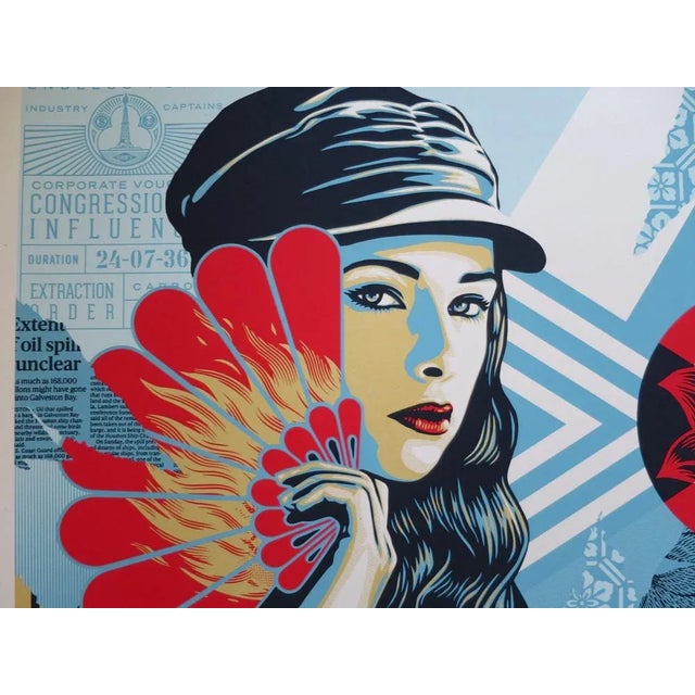 Shepard Fairey (Obey), Fan the Flames, 2019, Screenprint For Sale - Image 5 of 10