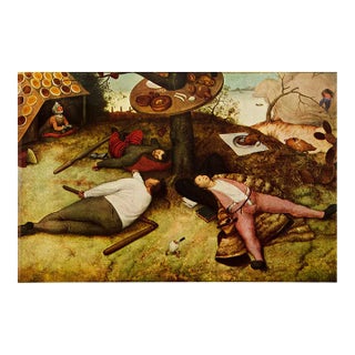 1954 After P. Bruegel "The Land of Cockayne", First Edition Photogravure For Sale