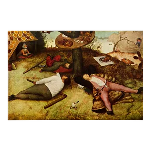 1954 After P. Bruegel "The Land of Cockayne", First Edition Photogravure
