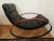 Textile Vintage Space Age Ellipse Rocking Chair, 1970s For Sale - Image 7 of 9