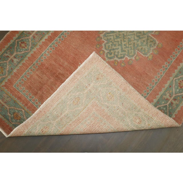 Antique Turkish Borlou Oushak Rug, 3'11'' X 6'3'' For Sale - Image 4 of 8