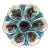French Majolica Oyster Plate Orchies, Circa 1910 For Sale