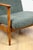 GFM-142 Chair in Olive Fleshy Bouclé attributed to Edmund Homa, 1970s For Sale - Image 6 of 12