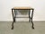 Mid-Century Modern Industrial Side Table on Wheels, 1960s For Sale - Image 3 of 11