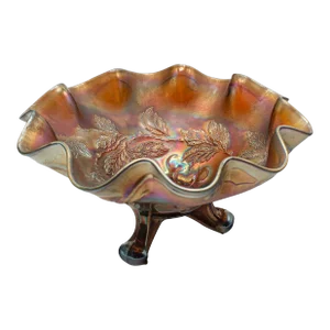 1930's Vintage Flared Carnival Dish