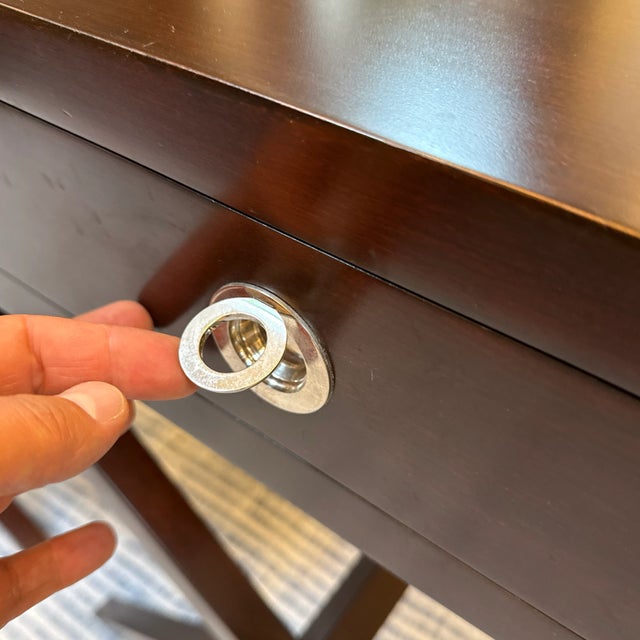 Wood Williams-Sonoma Home Hudson Nightstands, Pair For Sale - Image 7 of 13