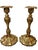 Classical Roman Gorgeous Set Brass Candle Holders For Sale - Image 3 of 11