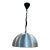 1960s Stilnovo Silver Demilune Aluminum Pendant Lamp Milan Italy For Sale