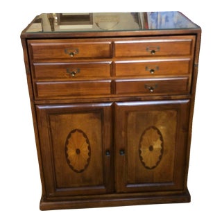 1990s Vintage Drop Down Secretary Desk For Sale