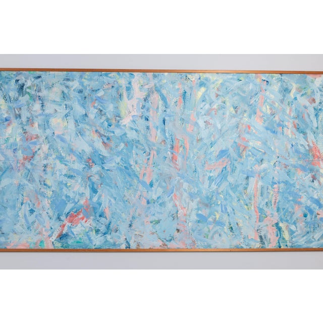 Large Abstract Composition, 1980s, Oil on Canvas For Sale - Image 12 of 14