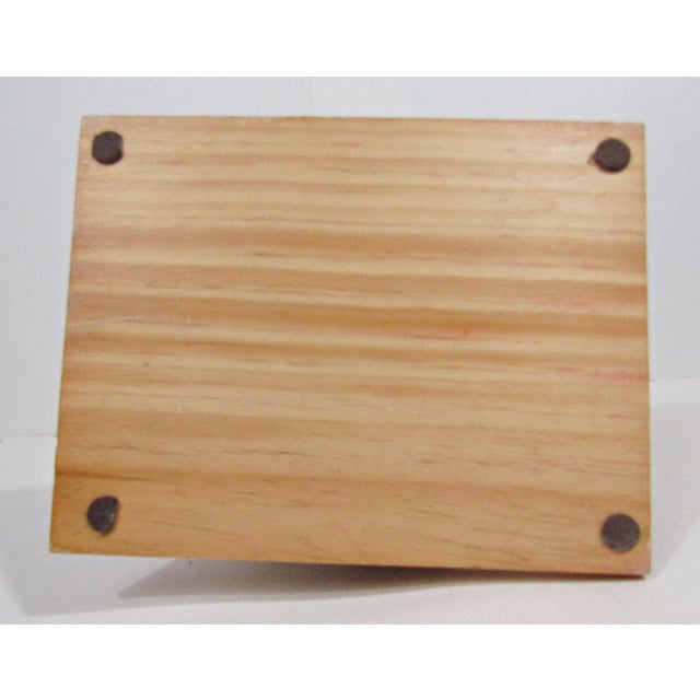 Large Mexican Figurative Ceramic Decanter on Wood Base, C. 1970s For Sale - Image 11 of 13