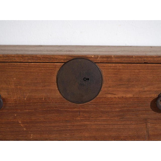 Brown Antique Japanese Tansu Cabinet For Sale - Image 8 of 12