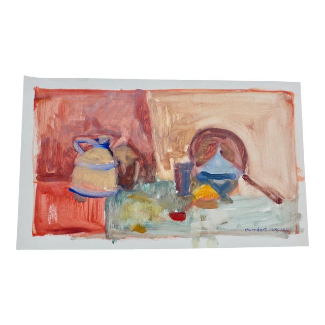 "Home in the Kitchen" Contemporary Paper Painting For Sale