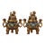 Pair of Vintage Chinese Cloisonné Enamel & Gilt Bronze Dragon Censers / Incense Burners For Sale