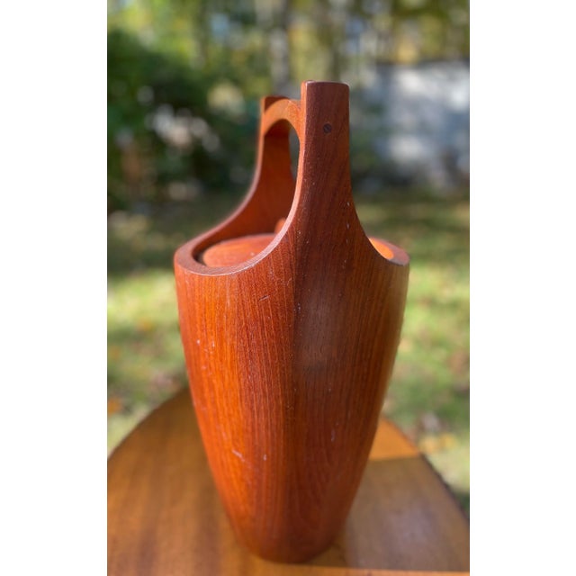 Mid-Century Modern MidCentury Modern Dansk Teak Wood Ice Bucket by Jens H Quistgaard For Sale - Image 3 of 5