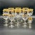 French Belle Époque Hand-Blown and Hand-Gilded Glassware Part Suite, circa 1900–1915 An elegant and increasingly scarce...