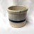 Vintage Blue Stripe Stoneware Crock/Salt For Sale - Image 11 of 11