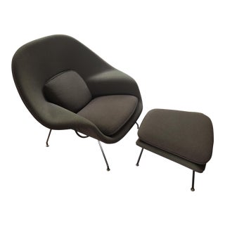Knoll Womb Chair & Ottoman For Sale