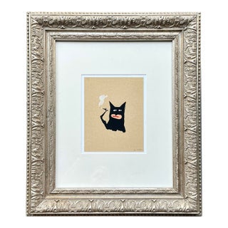 Vintage Boho Signed Masked Crusader Print For Sale