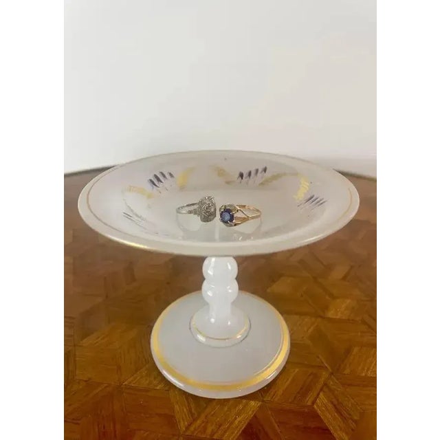 Antique Jewelry Stand in Opaline For Sale - Image 3 of 3