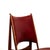 Egyptian Chair in Walnut Wood and Dark Red Leather by Finn Juhl, 2023 For Sale - Image 9 of 18