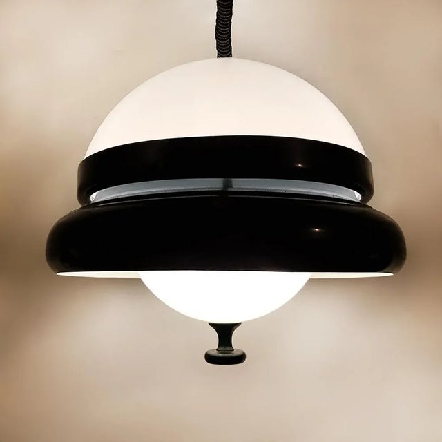 Metal Mid-Century Pendant Lamp from Dijkstra Lampen For Sale - Image 7 of 11