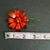 Metal Vintage Enamel Daisy Brooch Orange Flower Pin Original by Robert 60s Retro For Sale - Image 7 of 8