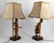 Sculptural Table Lamps in Gilded Bronze Representing Dancers, Thailand, 20th Century, Set of 2 For Sale - Image 12 of 16
