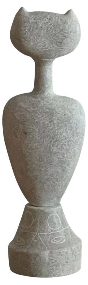 Ritual Hand Carved Marble Sculpture by Tom Von Kaenel