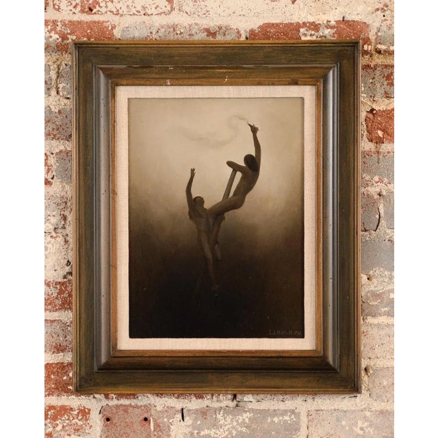 Native American Legends Original Oil Painting For Sale - Image 9 of 9