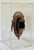 Wood 20th Century Baule Portrait Mask in Lucite Museum Display For Sale - Image 7 of 10