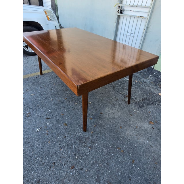 Mid-Century Modern 1950s Large Mid Century Bentwood Leg Dining Table Manner of Norman Cherner For Sale - Image 3 of 10