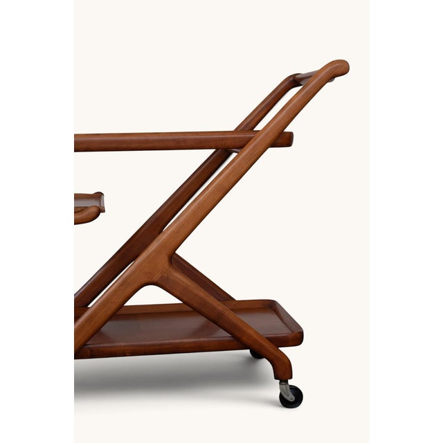 Bar Cart attributed to Cesare Lacca for Cassina, 1950s For Sale - Image 10 of 15