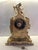 19th C French Louis XVI Gold Bronze Mantel Clock - 1 Pc For Sale - Image 13 of 18
