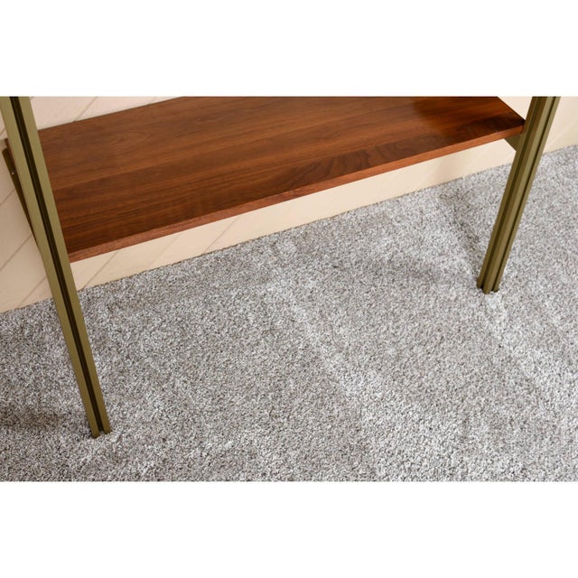 George Nelson Mid-Century Modern Tension Pole Omni Wall Unit Emerald Gold For Sale - Image 15 of 17