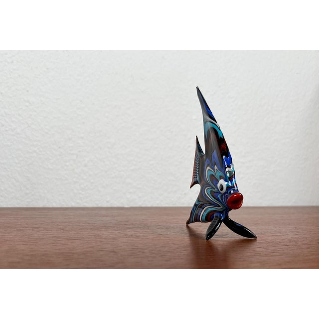 Vintage Art Glass Fish Figurine, 1970s For Sale - Image 16 of 18