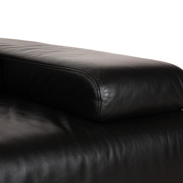 Harry Two-Seater Sofa in Leather and Chrome by Ewald Schillig For Sale - Image 9 of 17