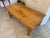 Wood Farmhouse Coffee Table For Sale - Image 4 of 9