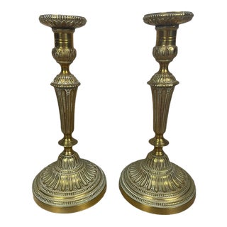 Antique Ormolu Candlesticks, Set of 2 For Sale
