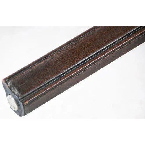 Wood Circa 1910 Edwardian Serpentine English Game Table For Sale - Image 7 of 8