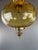 20th Century Amber Blown Glass Lantern Pendant Lights, Set of 2 For Sale - Image 5 of 10