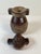 Tribal Vintage Carved Wooden Vessel With Turtle Finial – Tribal Style Decorative Object For Sale - Image 3 of 6
