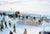 Ice Bar by Toni Frissell Crowds gather at an apres ski ‘ice bar’, St. Anton ski resort, Austria, 1955. (Photo by Toni...