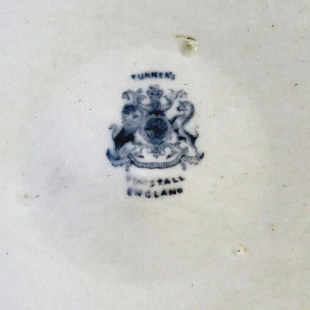 1890s Large English Staffordshire Ironstone Centerpiece Bowl For Sale In Tulsa - Image 6 of 7