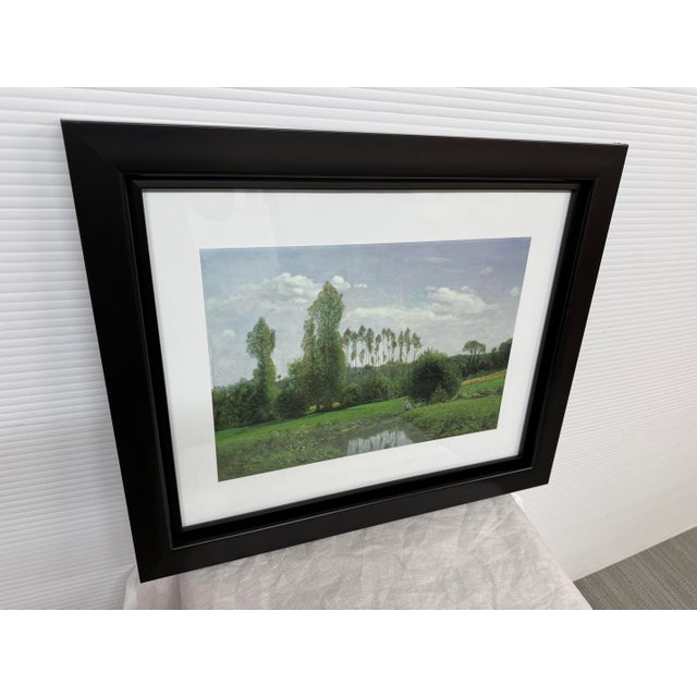 Design Plus Gallery presents a "View at Rouelles, Le Havre" Reproduction Print by Claude Monet (1840-1926). The original...